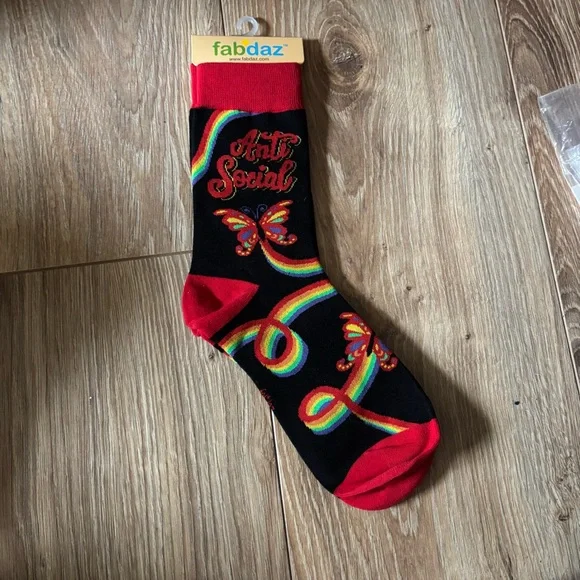 Women's Colorful Crew Socks - Picture 4 of 4